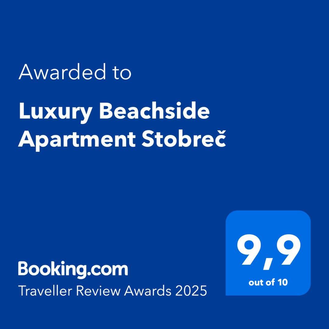 Luxury Seaside Apartment For 4, Steps From The Beaches, Bars, Restaurants, Center Of Stobrec *