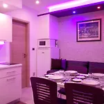 Purple & Apple Green