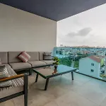 Modern Cityscape 2-Bedroom Terrace Apartment