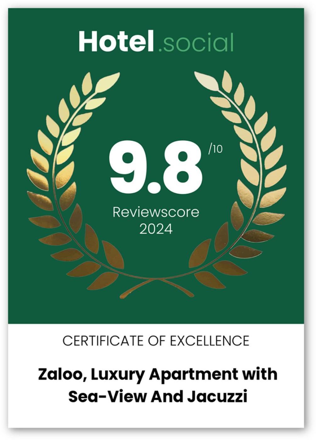 Appartement Zaloo, Luxury With Sea-view And Jacuzzi *