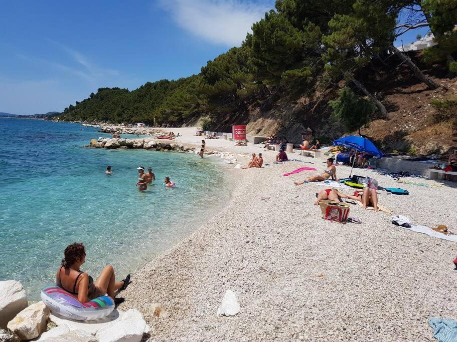 Apartment Mario-50m From The Beach,terrace With Sea View! Split