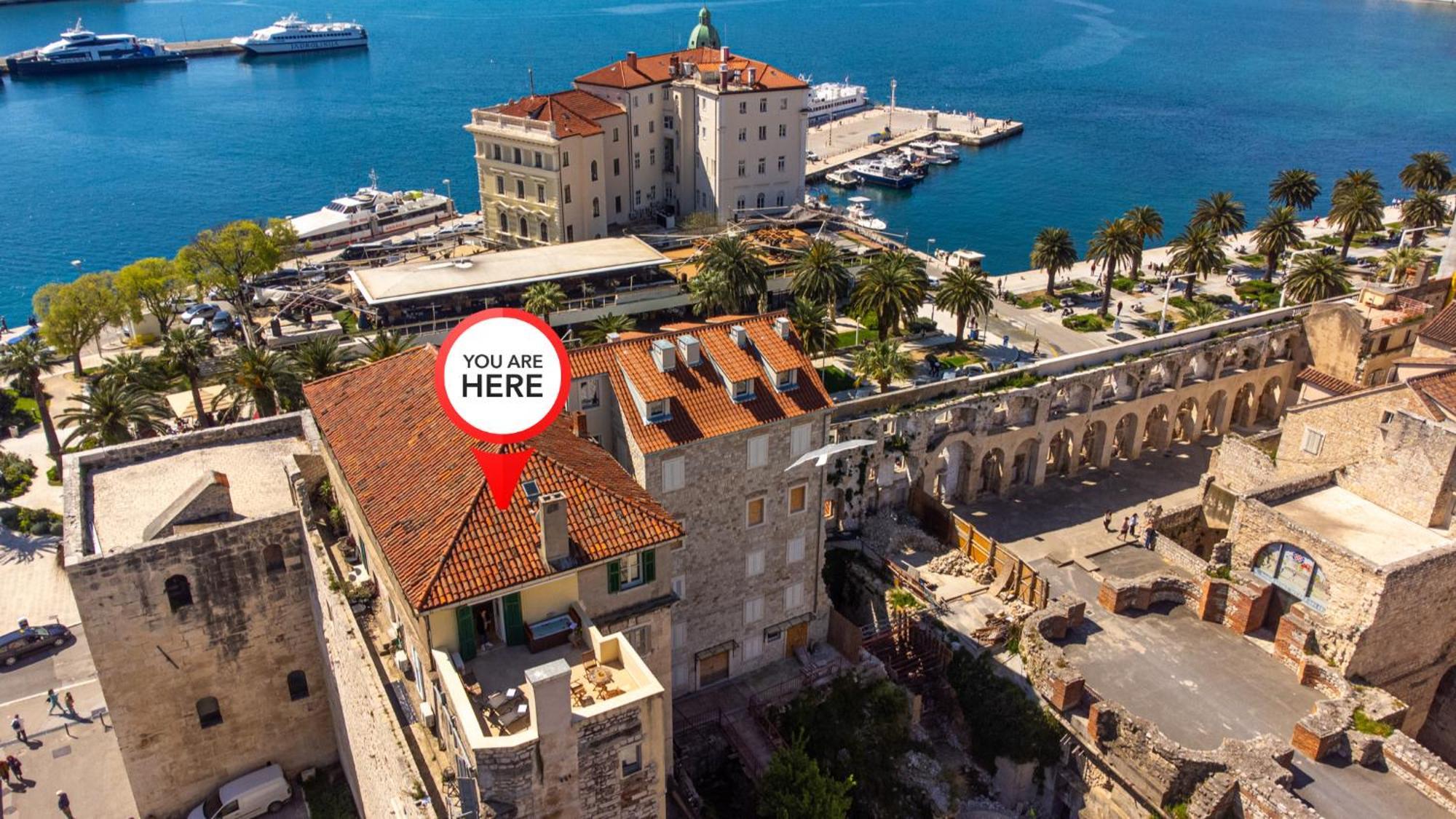 Apartment Terazza Grande In Diocletian Tower Split