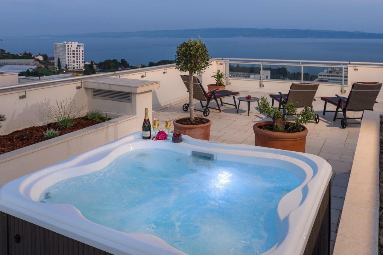 Apartment Comfort Luxe Adriatic View & Jacuzzi Znjan Beach *